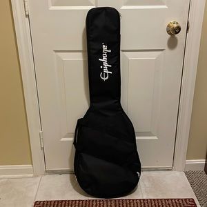 Epiphone guitar case with pocket, soft.